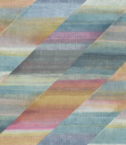 Rainbow Diagonals Aged Wine and Antique Gold by Seabrook Wallpaper