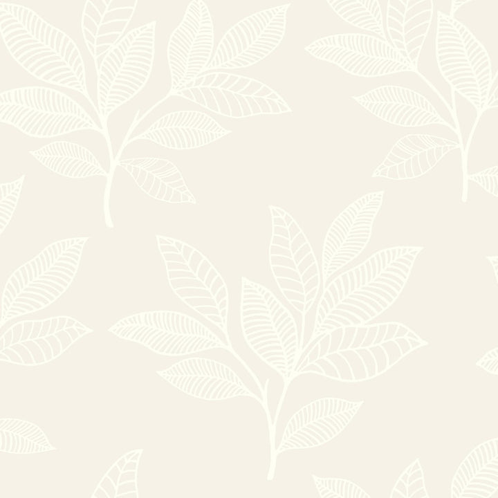 Paradise Leaves Sand Dune by Seabrook Wallpaper Boho Rhapsody United States 56.05 20.87" 20.5" - Fabric Carolina -