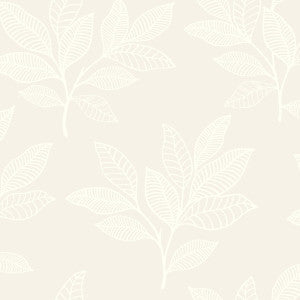 Paradise Leaves Sand Dune by Seabrook Wallpaper