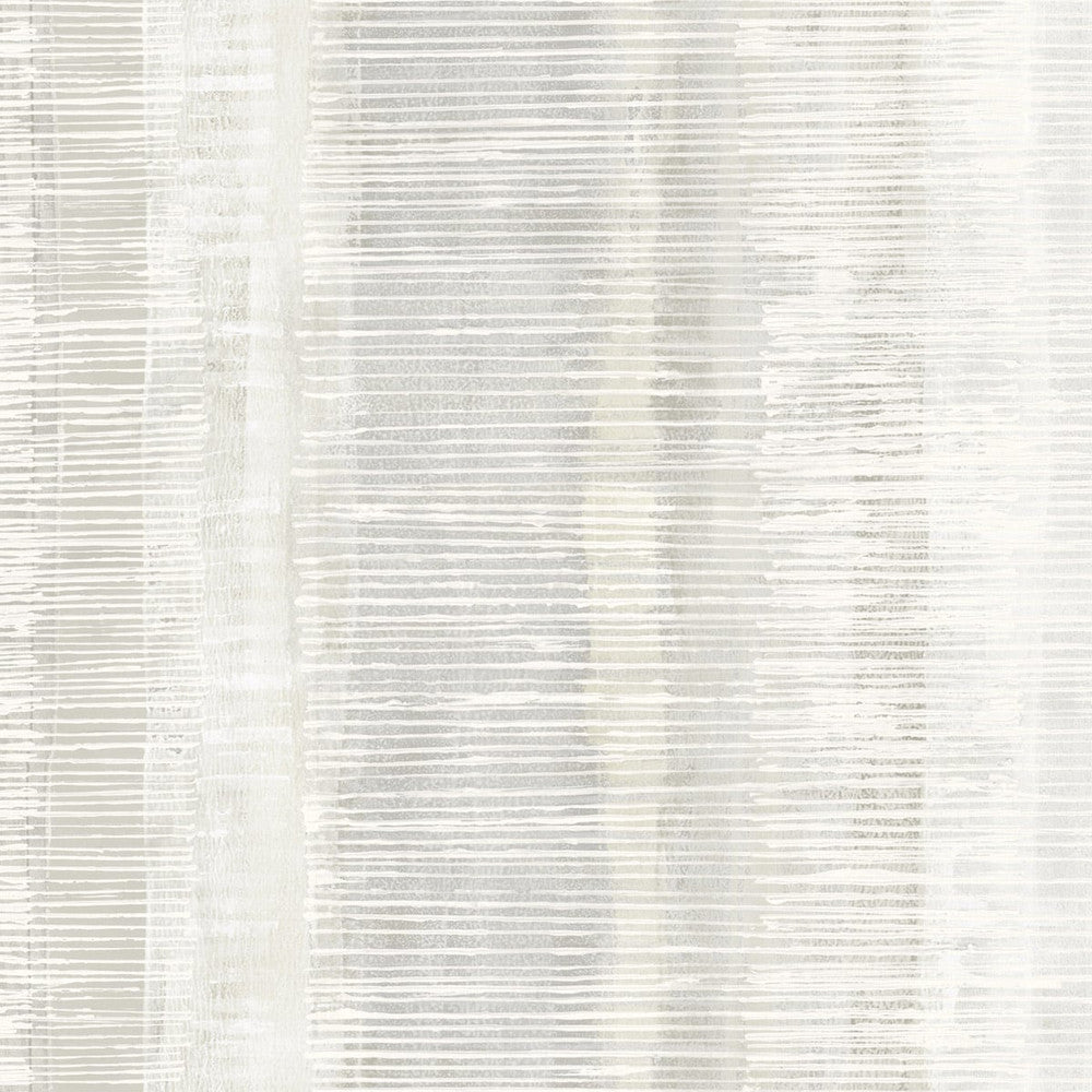Tikki Natural Ombre Gray Mist and Ivory by Seabrook Wallpaper Boho Rhapsody United States 60.75 20.87" 27" - Fabric Carolina -