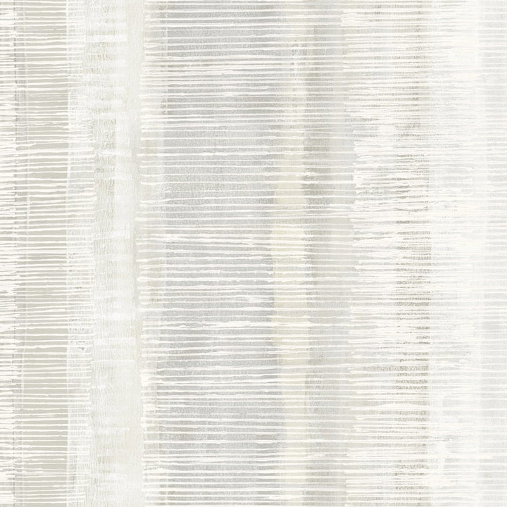 Tikki Natural Ombre Gray Mist and Ivory by Seabrook Wallpaper Boho Rhapsody United States 60.75 20.87" 27" - Fabric Carolina -