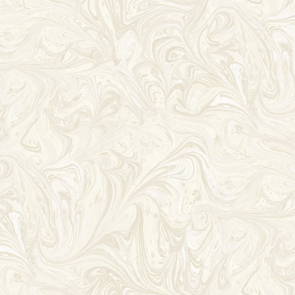 Sierra Marble Cream and Ivory by Seabrook Wallpaper Boho Rhapsody United States 60.75 18" 27" - Fabric Carolina -