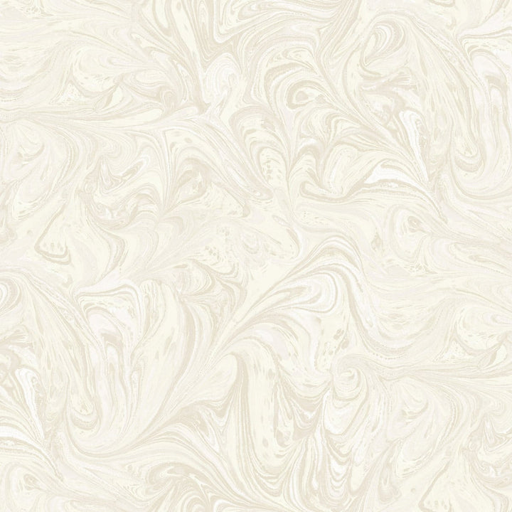Sierra Marble Cream and Ivory by Seabrook Wallpaper Boho Rhapsody United States 60.75 18" 27" - Fabric Carolina -