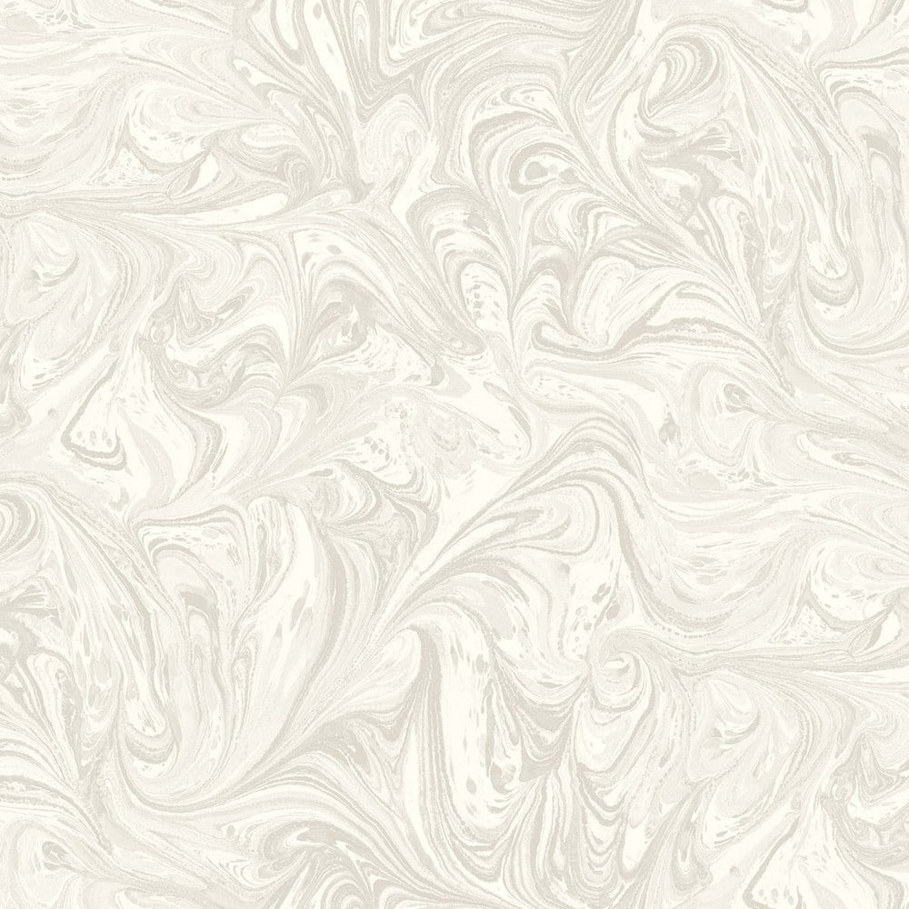 Sierra Marble Daydream Gray and Pearl by Seabrook Wallpaper Boho Rhapsody United States 60.75 18" 27" - Fabric Carolina -