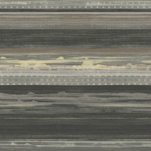 Horizon Brushed Stripe Brushed Ebony, Walnut, and Blonde by Seabrook Wallpaper