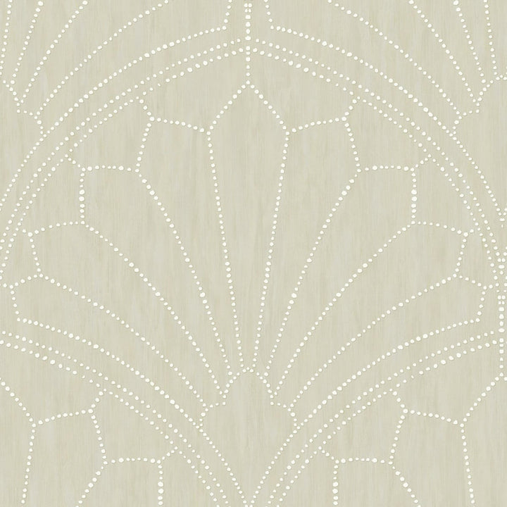 Scallop Medallion Sand Dunes by Seabrook Wallpaper Boho Rhapsody United States 56.05 23.62" 20.5" - Fabric Carolina -