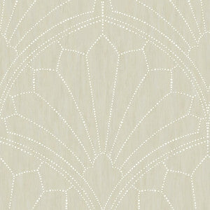 Scallop Medallion Sand Dunes by Seabrook Wallpaper