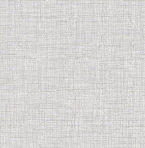 Bermuda Linen-Stringcloth Daydream Gray and Ivory by Seabrook Wallpaper