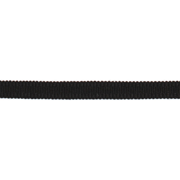Versailles 9/16" Raised Edge Gimp Black by Europatex Designer Fabric Versailles 100% Rayon 0.56 inches - Swanky Fabrics -