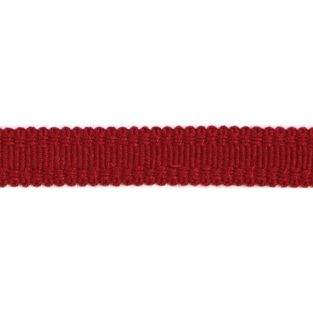 Versailles 9/16" Raised Edge Gimp Dark Cherry by Europatex Fabric Versailles 100% Rayon 0.56 inches - Fabric Carolina -
