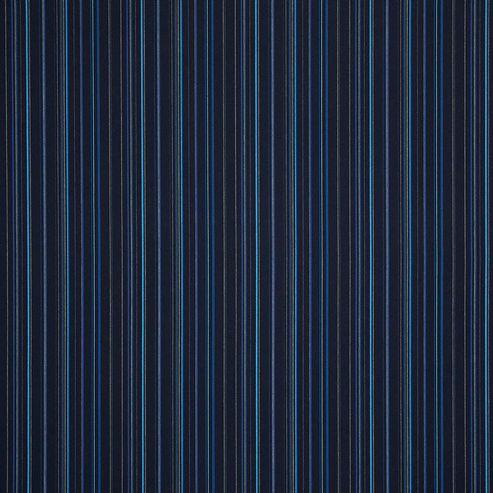 14017-0003 Refine Indigo by Sunbrella Fabric Cushion Furniture Drapery Fabrics > Sunbrella Stripes 100% Acrylic USA or Imported 6.1" 54" - Fabric Carolina -