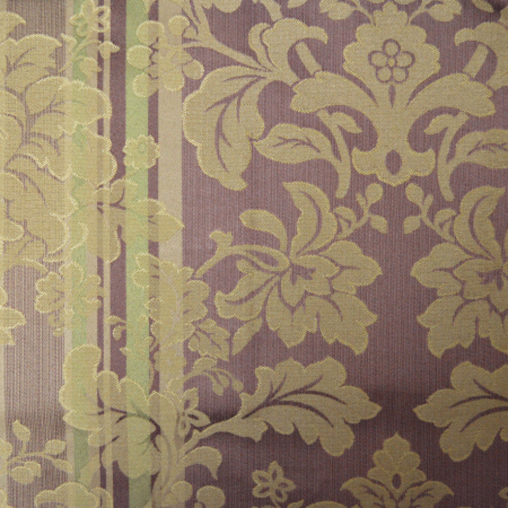 Renaissance A Violet by Europatex Designer Fabric Renaissance 100% Polyester 14.75" H, 16.5" V 57.00 inches - Swanky Fabrics -