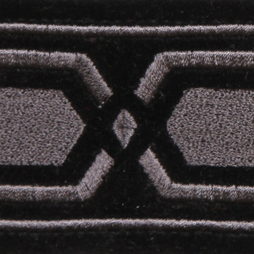 Roman Key Black by Europatex Fabric Roman Key  China See Sample Horizontal: N/A and Vertical: N/A 2.00 inches  - Fabric Carolina -