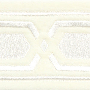 Roman Key Ivory by Europatex Fabric