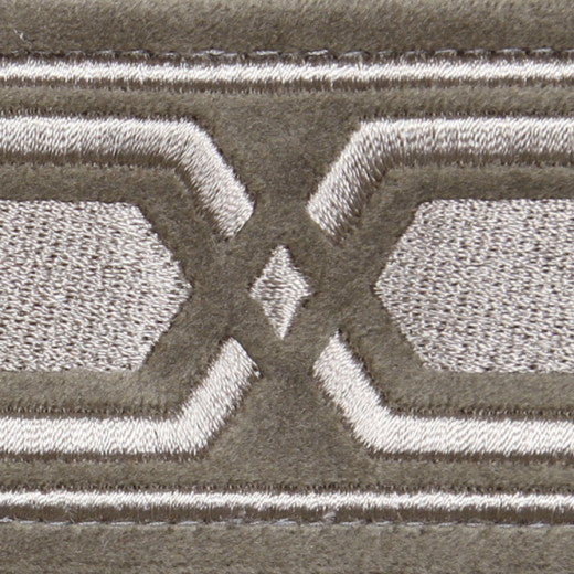 Roman Key Khaki by Europatex Fabric Roman Key  China See Sample Horizontal: N/A and Vertical: N/A 2.00 inches  - Fabric Carolina -