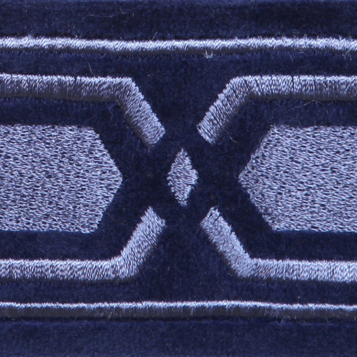 Roman Key Navy by Europatex Fabric Roman Key 100 % Polyester 2.00" 2.00 inches - Fabric Carolina -