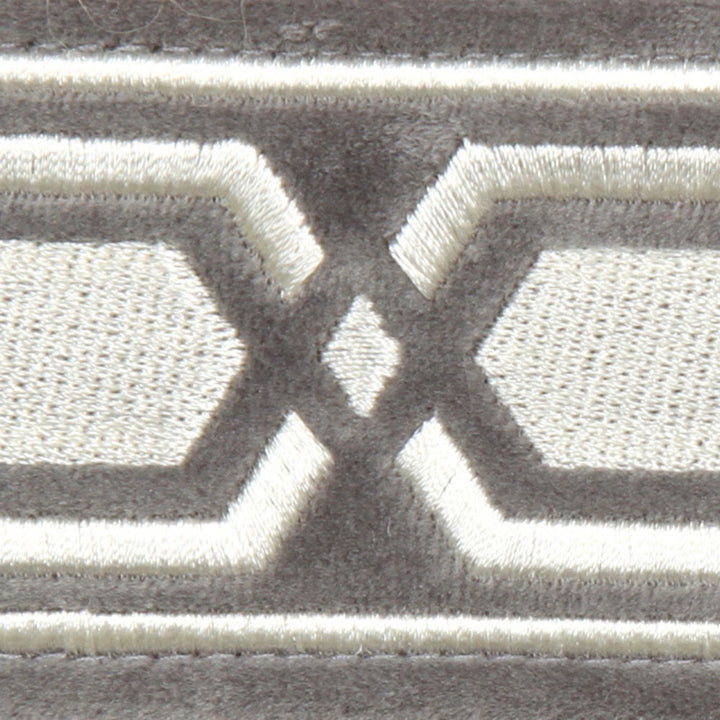 Roman Key Platinum by Europatex Fabric Roman Key 100 % Polyester 2.00" 2.00 inches - Fabric Carolina -