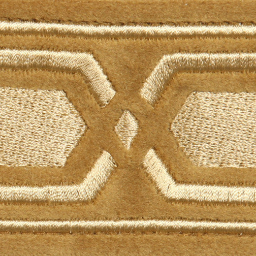 Roman Key Saffron by Europatex Designer Fabric Roman Key  China See Sample Horizontal: N/A and Vertical: N/A 2.00 inches  - Swanky Fabrics -