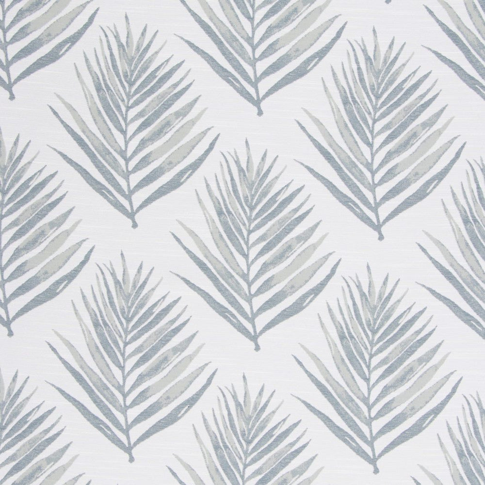 Royal Palm Iceberg by Bella-Dura Fabric  100% HIGH UV POLYESTER USA 100,000 H: 14" V: 13.25" 56"  - Fabric Carolina -