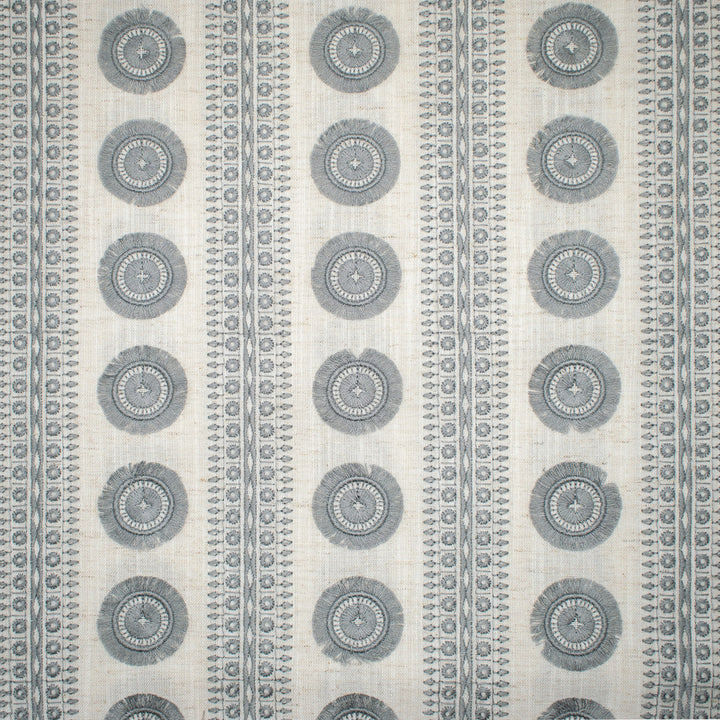 S1121 Flint by Greenhouse Fabric 83% Polyester, 11% Cotton, 6% Linen With 100% Rayon Embroidery India 9,000 double rubs </p><p>Repeat: 3.85" H, 2" V 54" - Fabric Carolina -