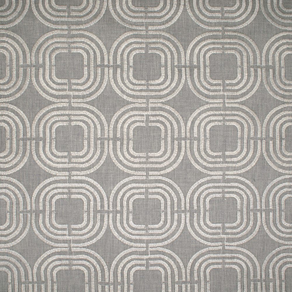 S1145 Sterling by Greenhouse Fabric S04: Paris Greys 50% Polyester, 50% Cotton With 100% Polyester Embroidery India 9,000 double rubs </p><p>Repeat: 3.25" H, 3" V 55" - Fabric Carolina -