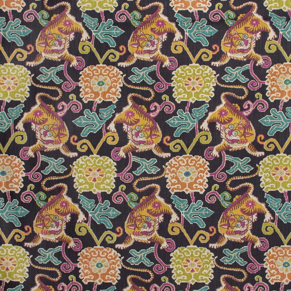 S1183 Black by Greenhouse Fabric S05: Paris Library 100% Cotton USA 14,000 double rubs Soil & Stain Repellent </p><p>Repeat: 27" H, 27" V 54" - Fabric Carolina -