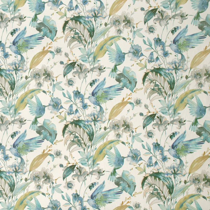 S1282 Dream Blue by Greenhouse Fabric 100% Cotton India 20,000 double rubs </p><p>Repeat: 27.25" H, 17.5" V 54" - Fabric Carolina -