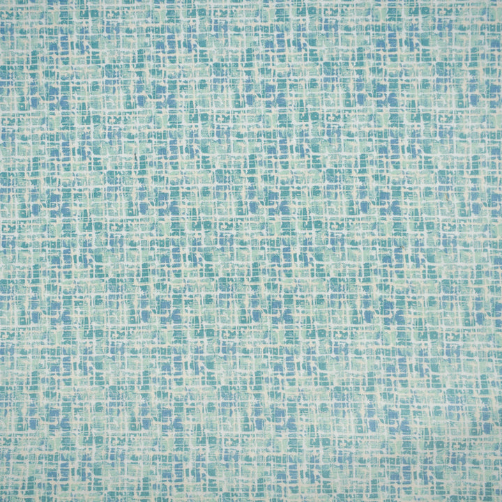 S1284 Aqua by Greenhouse Fabric 100% Cotton India 30,000 double rubs </p><p>Repeat: 3.386" H, 3.375" V 54" - Fabric Carolina -
