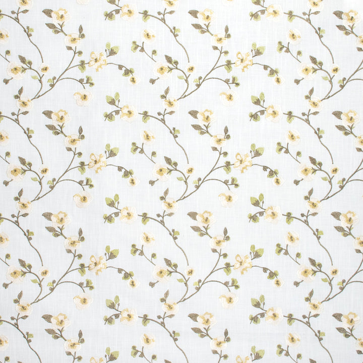 S1335 Daisy by Greenhouse Fabric 73% Cotton, 27% Polyester With 100% Viscose Embroidery India 15,000 double rubs </p><p>Repeat: 13.333" H, 9.25" V 54" - Fabric Carolina -