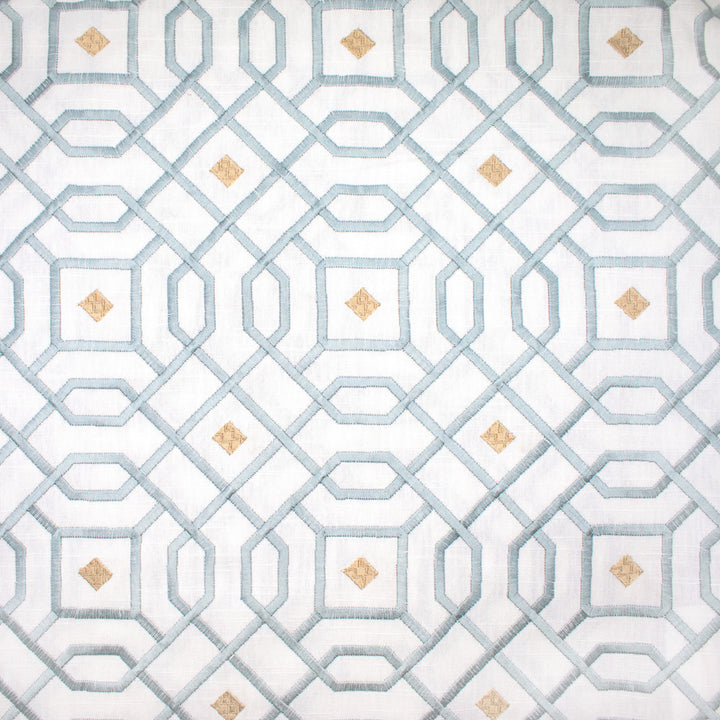 S1354 Porcelain by Greenhouse Fabric 58% Cotton, 42% Polyester With 100% Rayon Embroidery India 12,000 double rubs </p><p>Repeat: 6.25" H, 6.25" V 54" - Fabric Carolina -