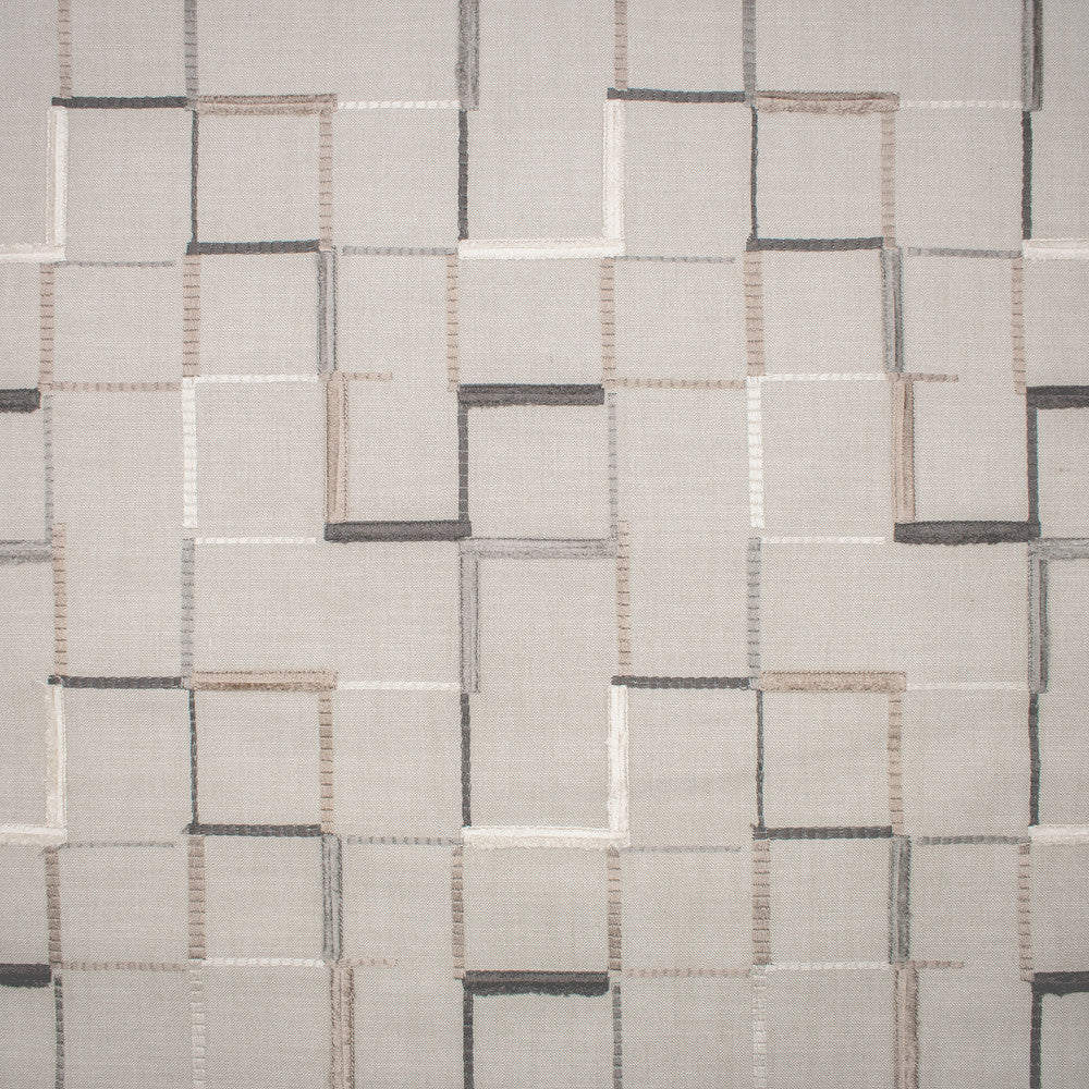 S1377 Truffle by Greenhouse Fabric 73% Cotton, 27% Polyester With 100% Viscose Embroidery India 15,000 double rubs </p><p>Repeat: 8.875" H, 9.25" V 54" - Fabric Carolina -