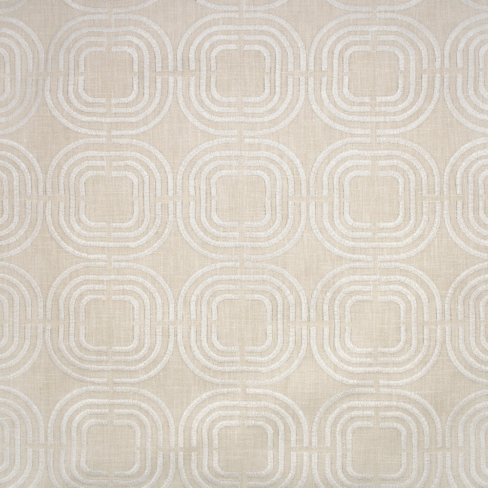 S1407 Linen by Greenhouse Fabric 50% Polyester, 50% Cotton With 100% Polyester Embroidery India 9,000 double rubs </p><p>Repeat: 3.25" H, 3" V 55" - Fabric Carolina -