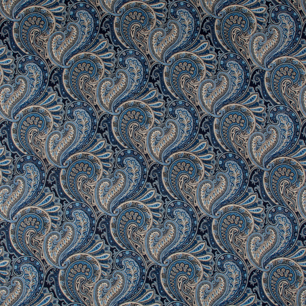 S1431 Porcelain by Greenhouse Fabric S10: Paris Blues 100% Linen Korea 12,000 double rubs Durable Water Repellent </p><p>Repeat: 6.75" H, 13.5" V 54" - Fabric Carolina -