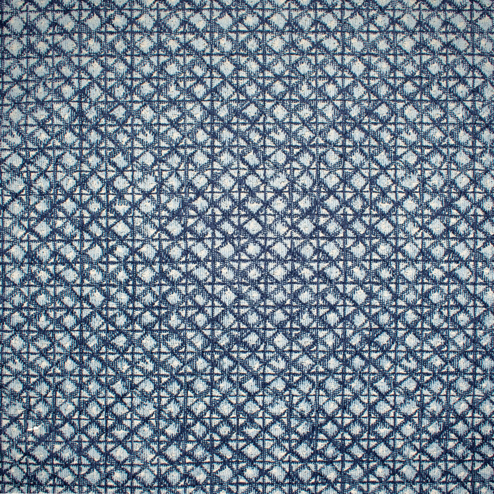 S1444 Lapis by Greenhouse Fabric S10: Paris Blues 100% Polyester India 51,000 double rubs </p><p>Repeat: 6.75" H, 4" V 54" - Fabric Carolina -