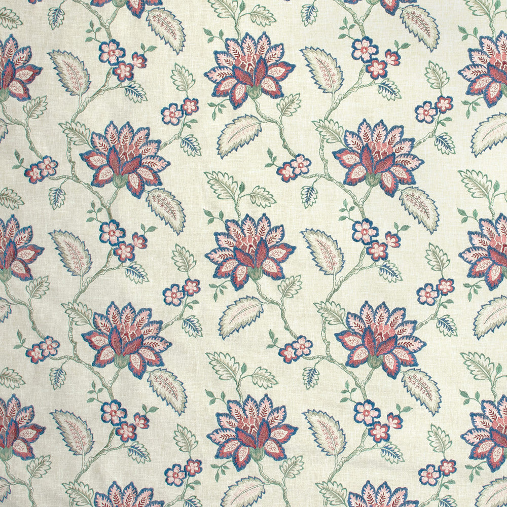 S1446 Garden by Greenhouse Fabric 52% Polyester, 48% Cotton With 100% Rayon Embroidery India 9,000 double rubs </p><p>Repeat: 17.75" H, 12.5" V 54" - Fabric Carolina -