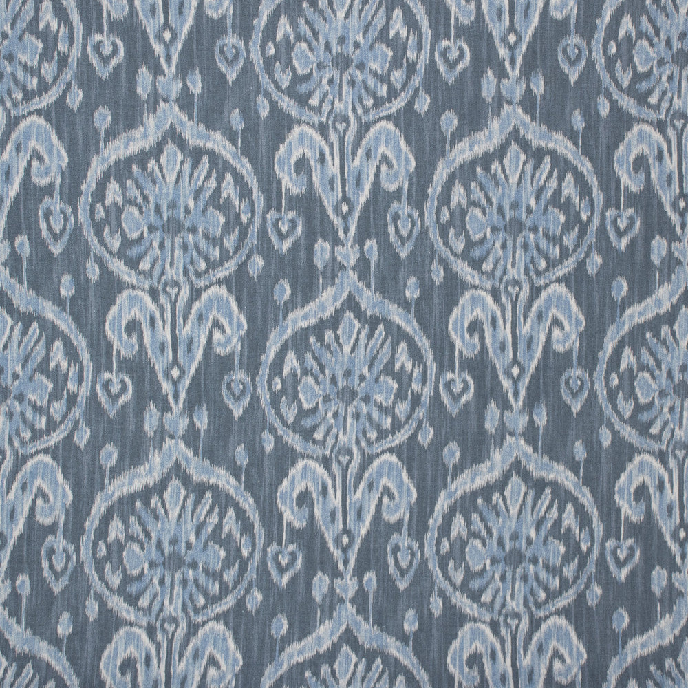 S1460 Blue by Greenhouse Fabric 100% Cotton USA 15,000 double rubs </p><p>Repeat: 13.5" H, 13.5" V 54" - Fabric Carolina -