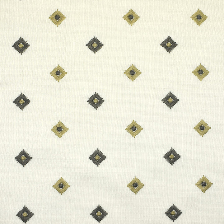 S1542 Vanilla by Greenhouse Fabric 100% Polyester With 100% Polyester Embroidery India 9,000 double rubs </p><p>Repeat: 3.75" H, 3" V 57" - Fabric Carolina -