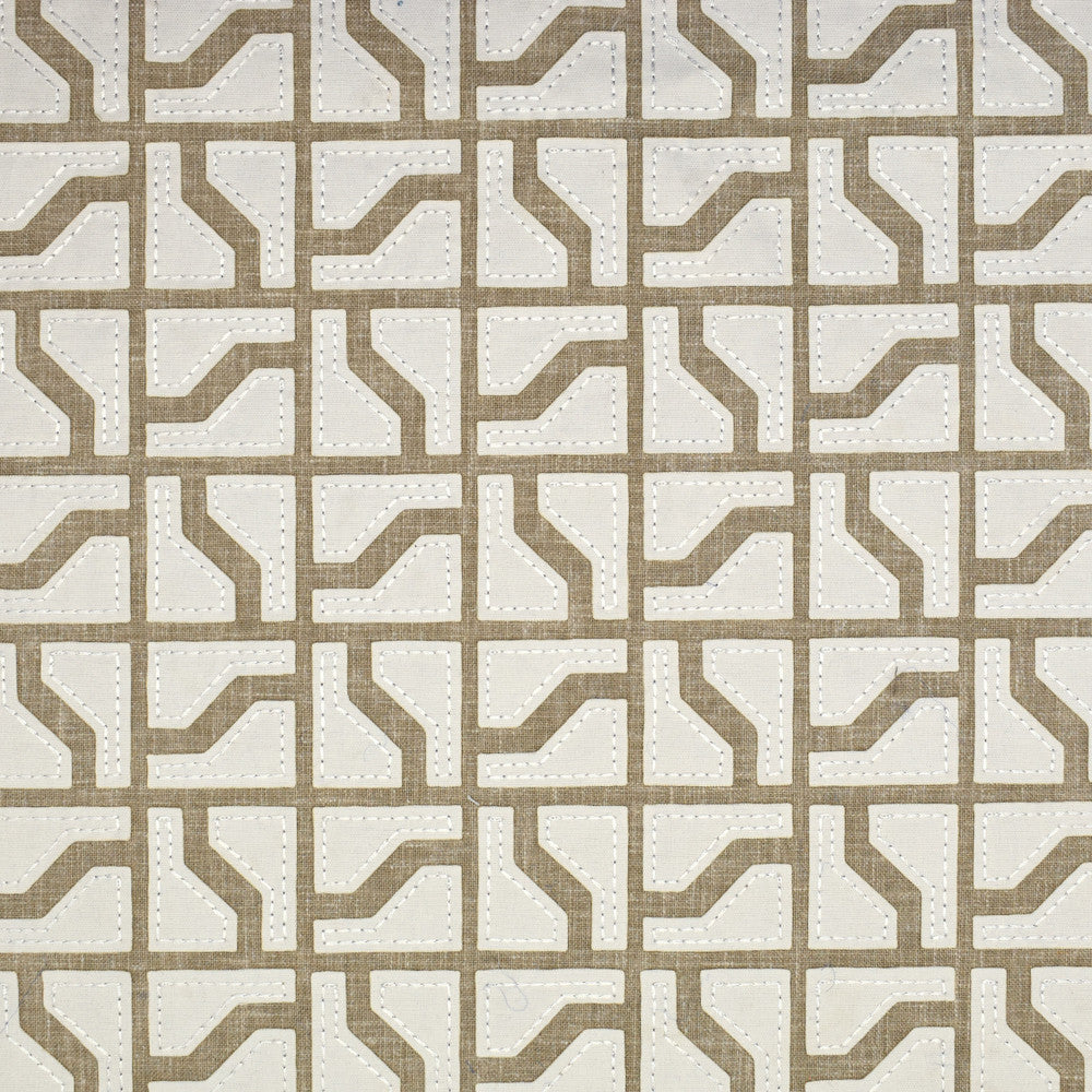S1565 Flax by Greenhouse Fabric 52% Polyester, 48% Cotton With 100% Polyester Embroidery India 9,000 double rubs </p><p>Repeat: 3.125" H, 3.25" V 55" - Fabric Carolina -