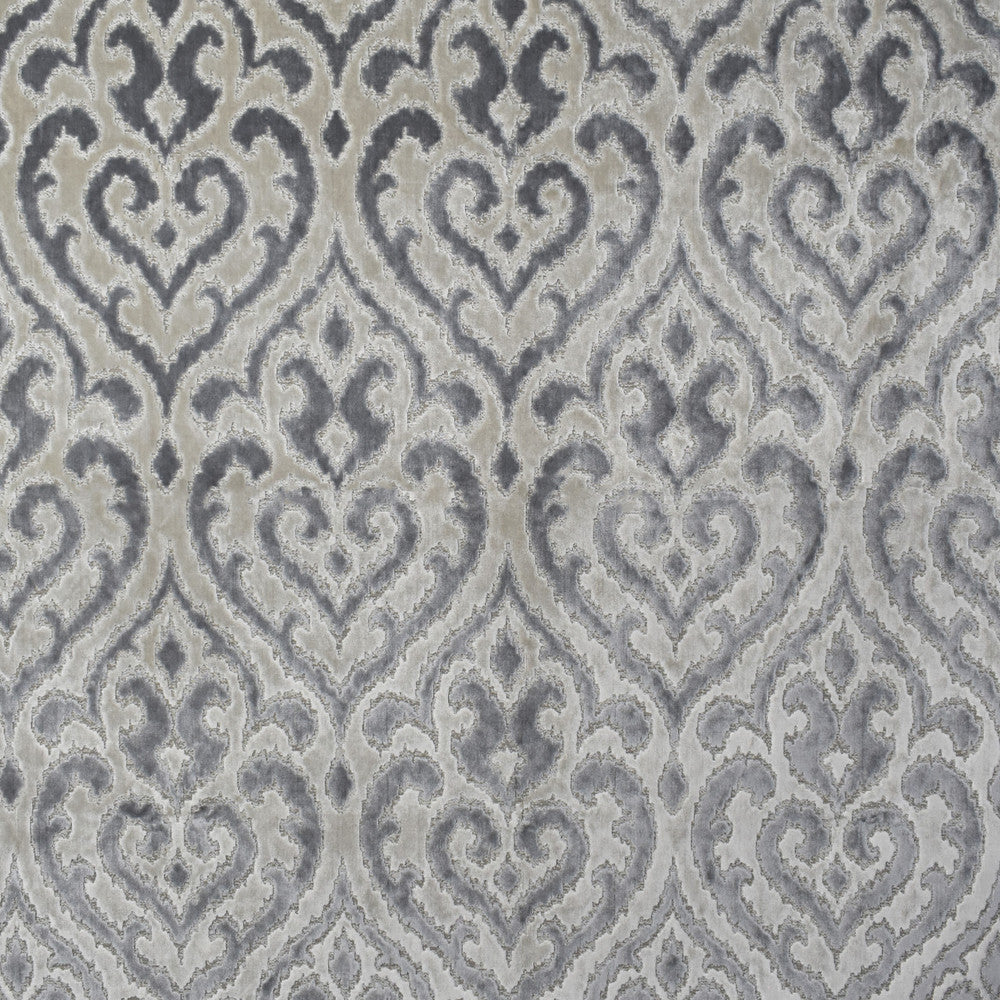 S1610 Grey by Greenhouse Fabric 50% Viscose, 35% Polyester, 15% Cotton India 50,000 double rubs </p><p>Repeat: 13.75" H, 26.625" V 57" - Fabric Carolina -