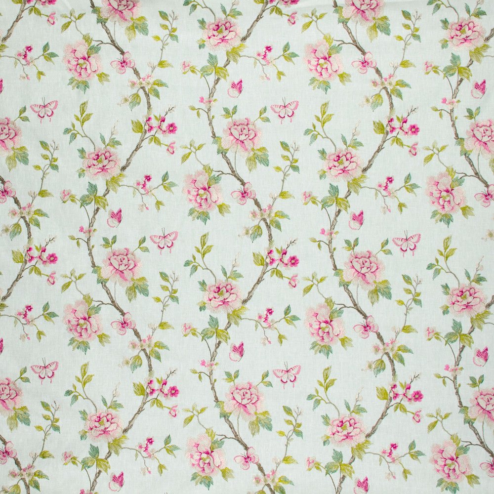 S1696 Pink by Greenhouse Fabric 52% Polyester, 48% Cotton With 100% Viscose Embroidery India 9,000 double rubs </p><p>Repeat: 16.5" H, 18" V 54" - Fabric Carolina -