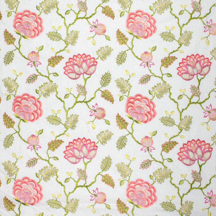 S1698 Petal by Greenhouse Fabric S14: Bordeaux Blend 52% Polyester, 48% Cotton With 100% Viscose Embroidery India 9,000 double rubs </p><p>Repeat: 17" H, 12.5" V 54" - Fabric Carolina -