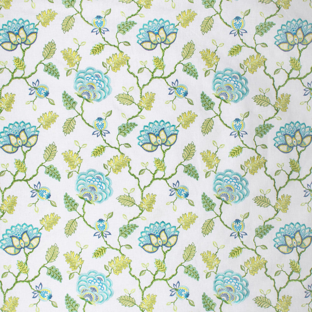 S1742 Isle Waters by Greenhouse Fabric 52% Polyester, 48% Cotton With 100% Viscose Embroidery India 9,000 </p><p>Repeat: 17" H, 12.5" V 54" - Fabric Carolina -