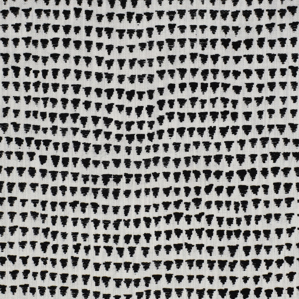 S1831 Dalmation by Greenhouse Fabric S17: Marseille Black and White 64% Polyester, 36% Cotton India 51,000 double rubs </p><p>Repeat: 7.25" H, 6.25" V 54" - Fabric Carolina -