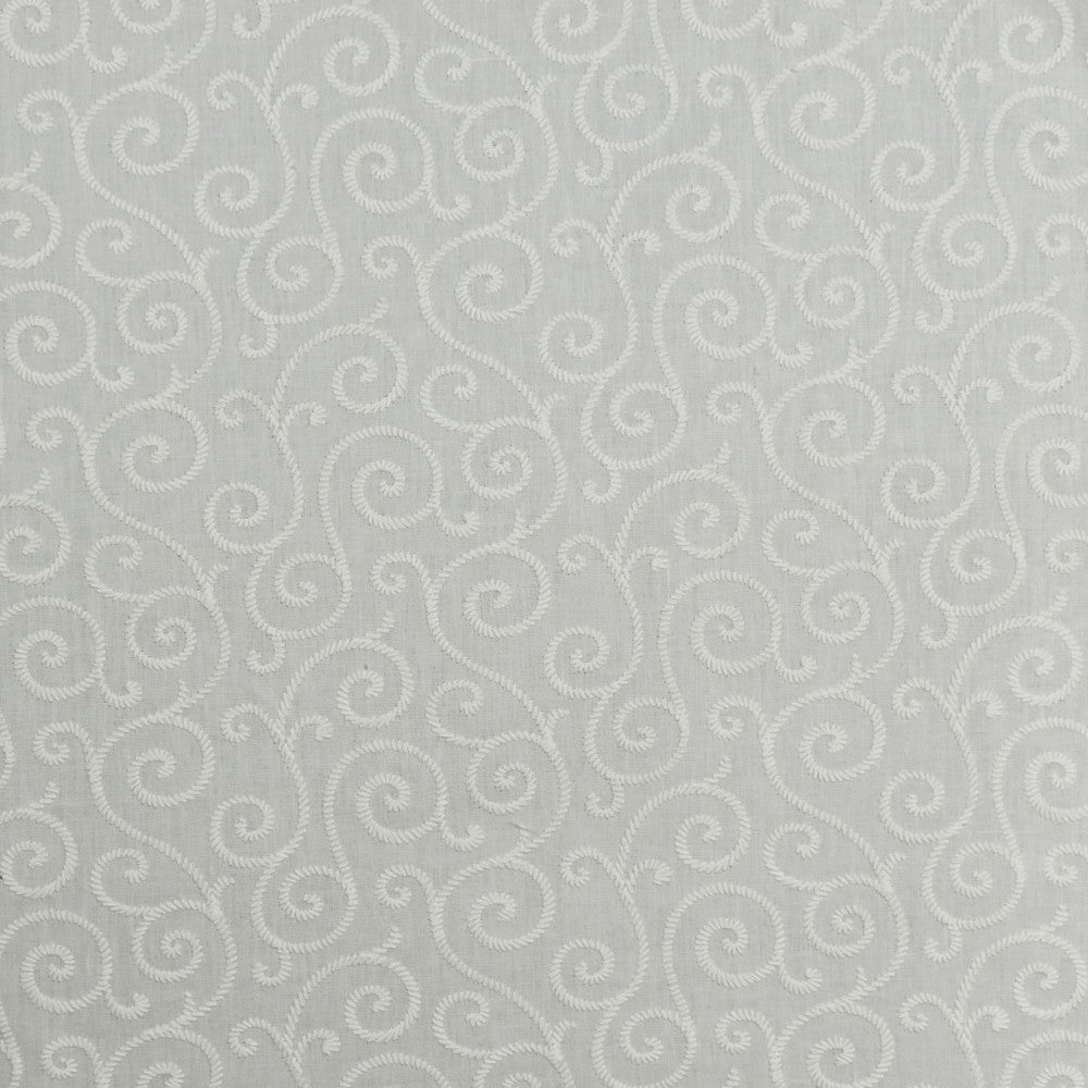 S1833 Off White by Greenhouse Fabric 70% Polyester, 30% Cotton With 100% Viscose Embroidery India 9,000 </p><p>Repeat: 13.5" H, 6" V 54" - Fabric Carolina -