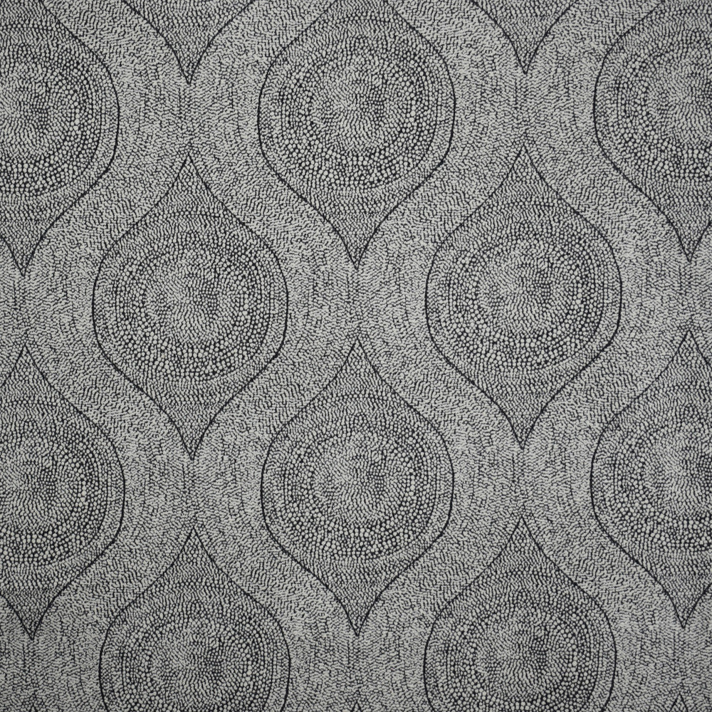 S1854 Domino by Greenhouse Fabric S17: Marseille Black and White 100% Polyester India 36,000 double rubs </p><p>Repeat: 14" H, 15.5" V 54" - Fabric Carolina -