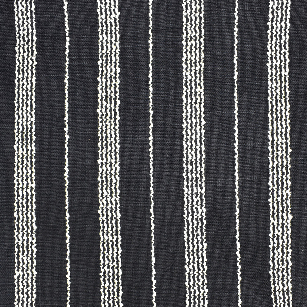 S1862 Onyx by Greenhouse Fabric S17: Marseille Black and White 100% Polyester India 51,000 double rubs </p><p>Repeat: 3.375" H 54" - Fabric Carolina -
