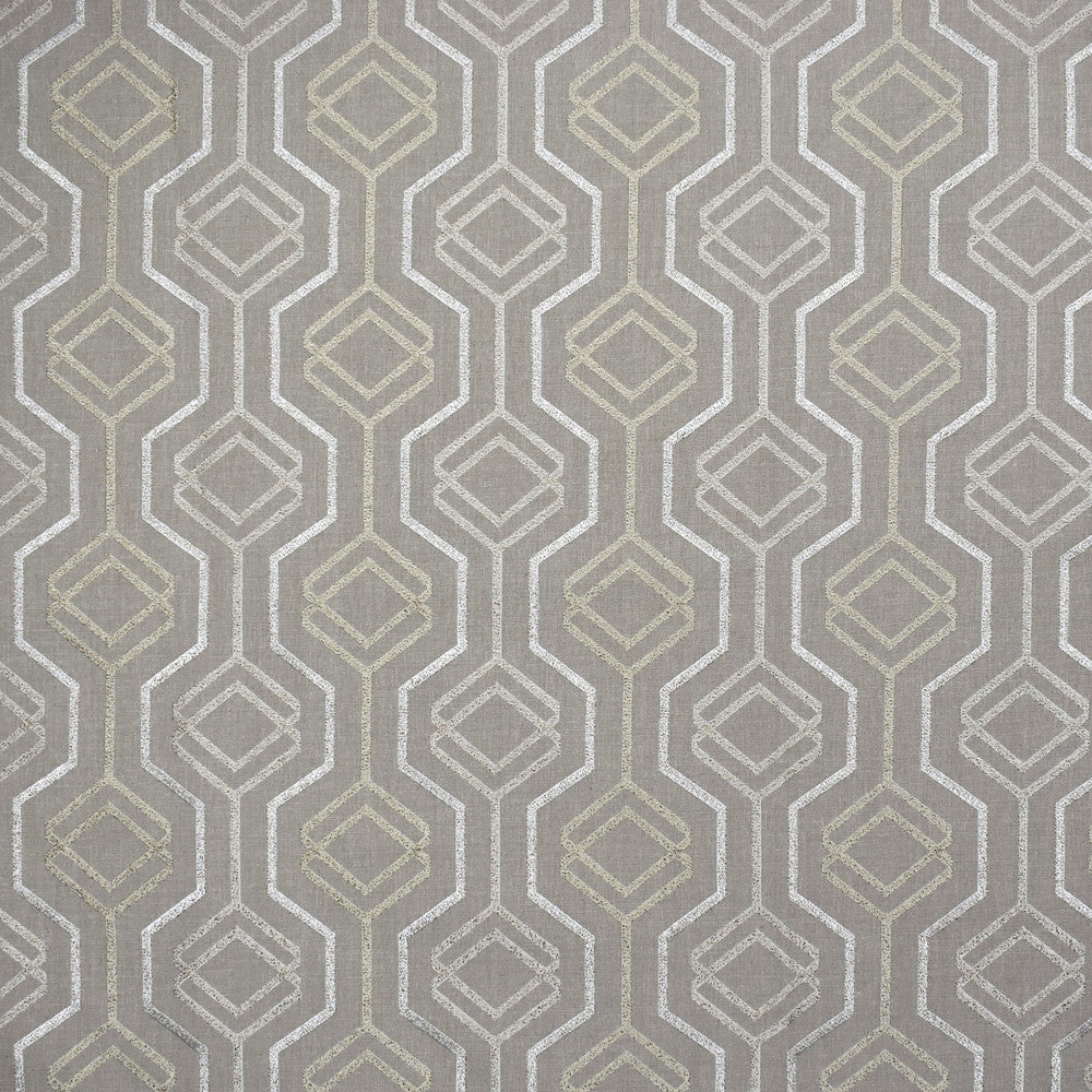 S1893 Taupe by Greenhouse Fabric 54% Polyester, 42% Cotton, 4% Linen India 27,000 double rubs </p><p>Repeat: 6.4" H, 6.39" V 55" - Fabric Carolina -