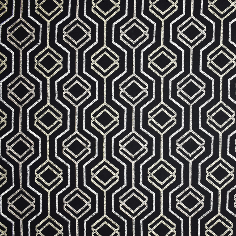 S1899 Black/Tan by Greenhouse Fabric 54% Polyester, 42% Cotton, 4% Linen India 27,000 </p><p>Repeat: 6.4" H, 6.39" V 55" - Fabric Carolina -