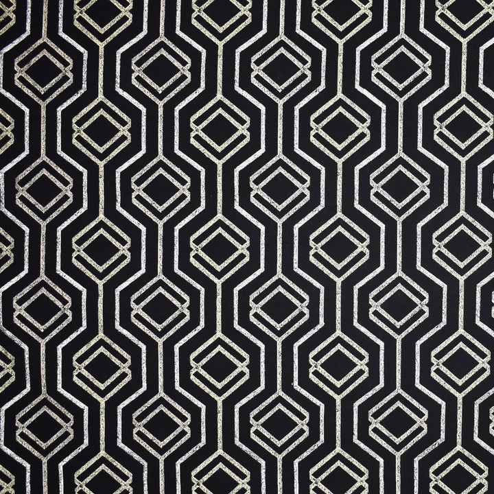 S1899 Black/Tan by Greenhouse Fabric S28: Venice Luxe 54% Polyester, 42% Cotton, 4% Linen India 27,000 double rubs </p><p>Repeat: 6.4" H, 6.39" V 55" - Fabric Carolina -