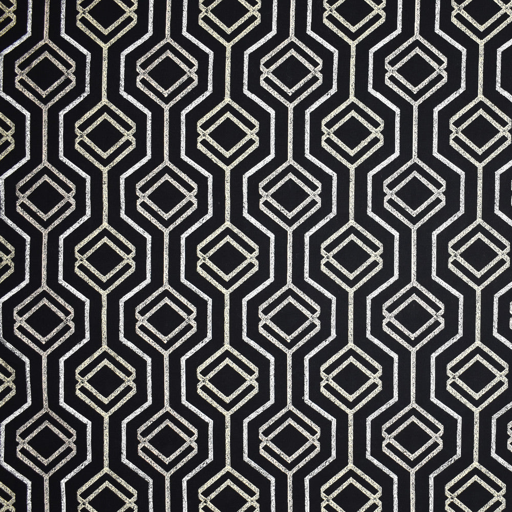 S1899 Black/Tan by Greenhouse Fabric S28: Venice Luxe 54% Polyester, 42% Cotton, 4% Linen India 27,000 double rubs </p><p>Repeat: 6.4" H, 6.39" V 55" - Fabric Carolina -
